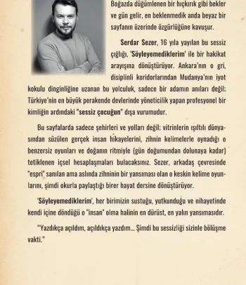  İki Şehir, Bir İnsan, Binlerce Kelime SÖYLEYEMEDİKLERİM