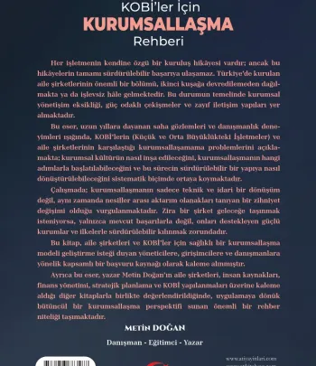 Aile Şirketleri ve KOBİ'ler İçin Kurumsallaşma Rehberi Aile Şirketleri ve KOBİ'ler İçin Kurumsallaşma Rehberi