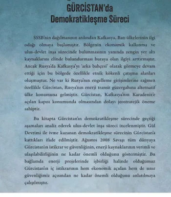 Bağımsızlık Sonrası Gürcistan'da Demokratikleşme Süreci