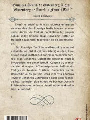 Ebuzziya Tevfik’de Gutenberg Algısı: “Gutenberg Ve İhtirâ‘-İ Fenn-İ Tab‘”
