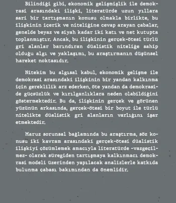 Katı Olan Herşeyin Kalkınmacı Devlet’te Erimesi: EKONOMİK GELİŞMENİN GERÇEK-ÖTESİ GRİLİKLERİ