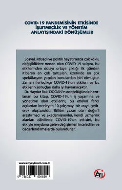 Covıd-19 Pandemisinin Etkisinde İşletmecilik Ve Yönetim Anlayışındaki Dönüşümler