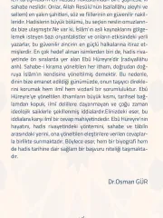 HADİS ARAŞTIRMALARI-I Hadis Hafızı Ebû Hureyre