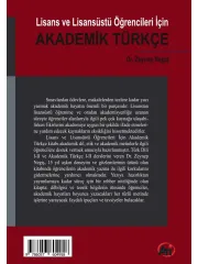 Lisans ve Lisansüstü Öğrencileri İçin Akademik Türkçe