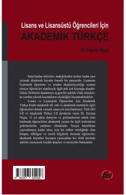 Lisans ve Lisansüstü Öğrencileri İçin Akademik Türkçe