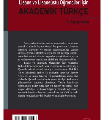 Lisans ve Lisansüstü Öğrencileri İçin Akademik Türkçe