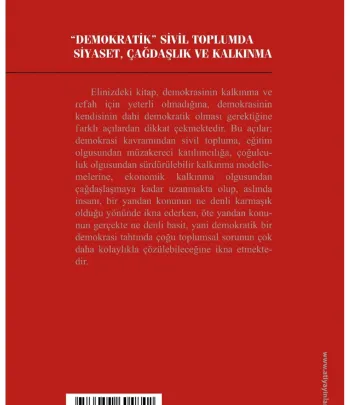 Demokratik Sivil Toplumda Siyaset, Çağdaşlık Ve Kalkınma Demokratik Sivil Toplumda Siyaset, Çağdaşlık Ve Kalkınma