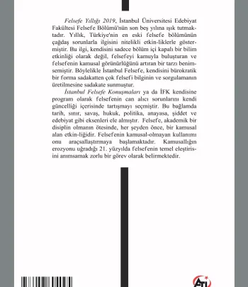 Felsefe Yıllığı İfk 2019