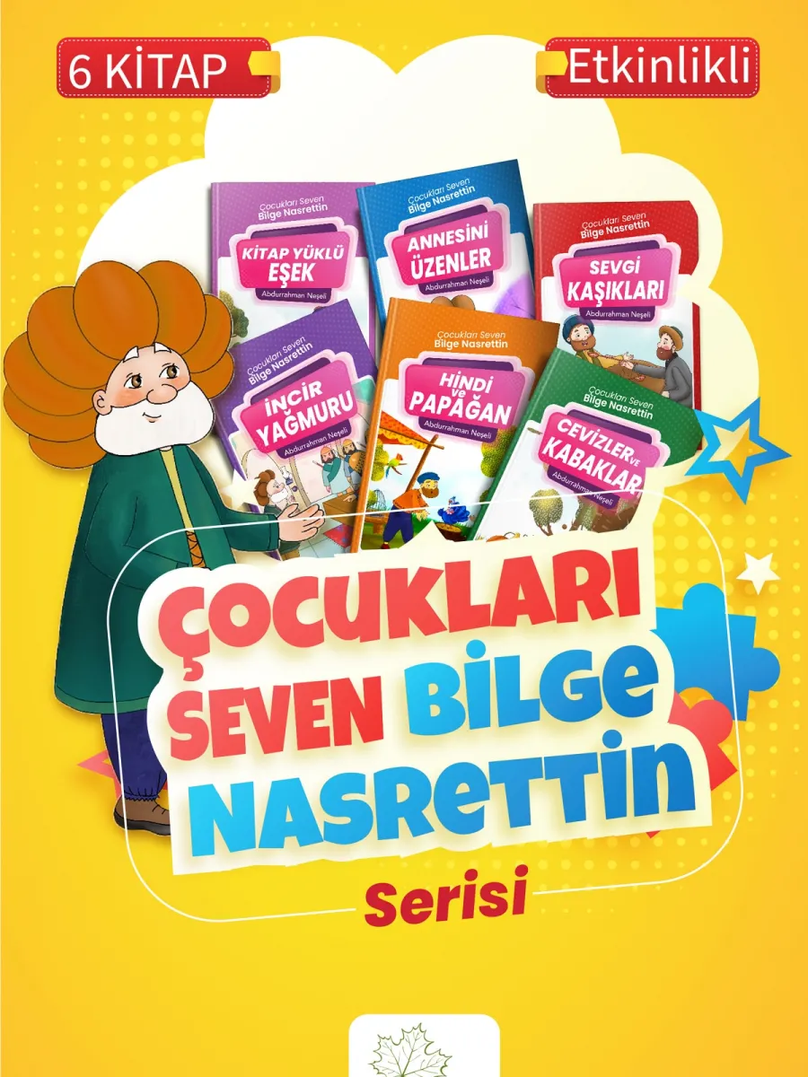 Çocukları Seven Bilge Nasrettin - ( 6 Kitaplık Set )