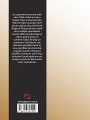 Tuhfe-i Sabri an Lisan-ı Bulgari (Mehmed Sabri’nin Bulgarca-Türkçe Manzum Sözlüğü)